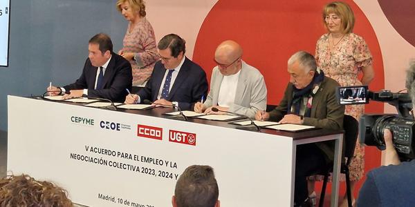 V Acuerdo para el Empleo y la Negociación Colectiva 2