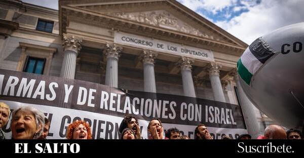 Miles de personas se manifiestan en Madrid contra el genocidio en Palestina