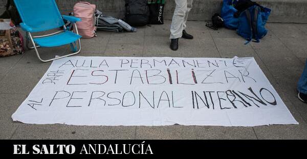 Las interinas e interinos de Andalucía convocan una huelga por la falta de proceso de estabilización