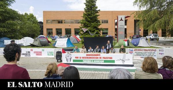Vuelve la acampada universitaria por Palestina y contra el asedio de Gaza por parte del Estado de Israel