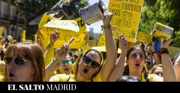 Las educadoras infantiles de Madrid no se rinden e inician el nuevo curso en huelga