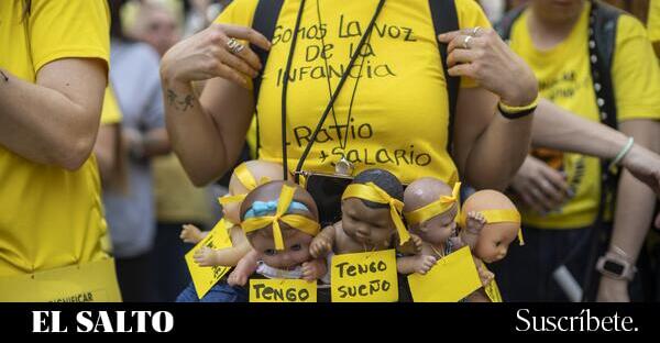 La primera huelga general de Educación Infantil de la historia
