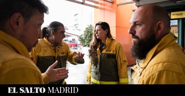 Sueldos de 1.300 euros congelados desde hace 15 años para luchar contra el fuego